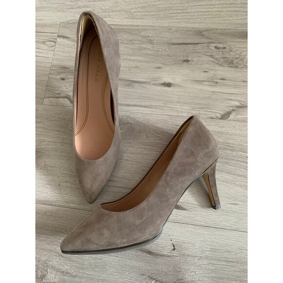 Cole Hann Suede Grand Ambition Pumps Size Size 8.5 - Picture 1 of 4